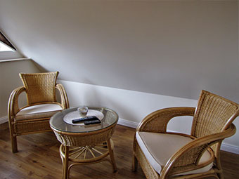 Wohnbereich im ausgebauten Spitzboden